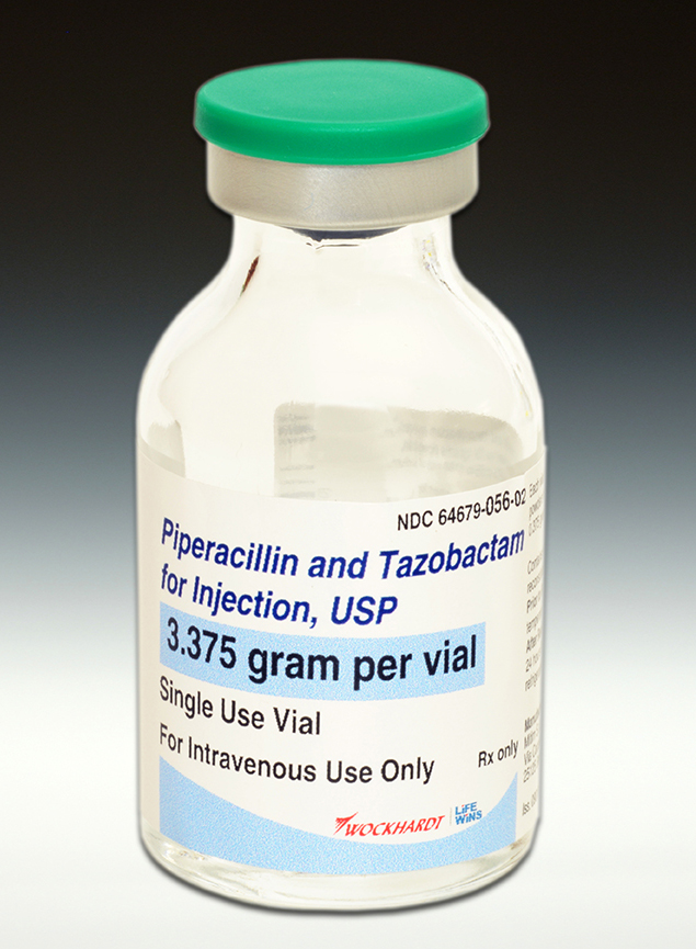 Piperacillin Tazobactam 3375g clear 2