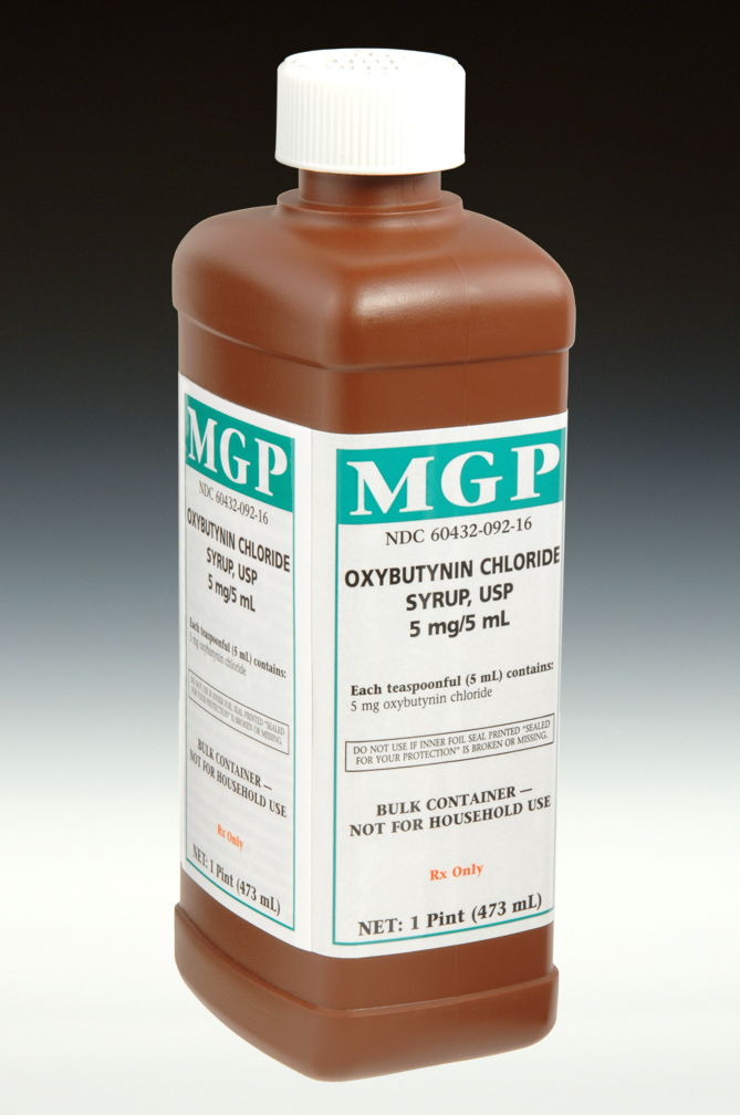 Oxybutynin chloride syrup 5mg 5ml