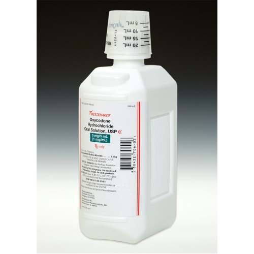 Oxycodone HCl Solution CII 5mg/5mL
